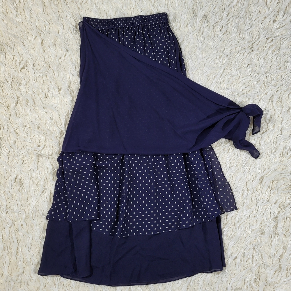 Vintage Krizia 100 % Silk Skirt Made In Italy